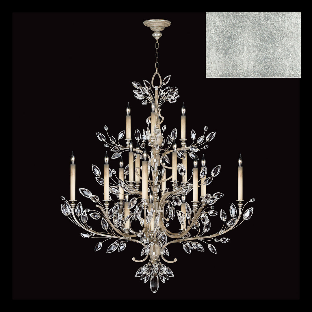 Fine Art Handcrafted Lighting Crystal Laurel Chandelier