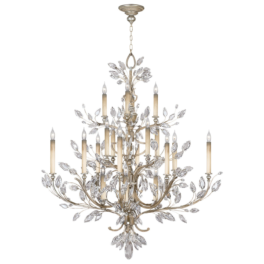 Fine Art Handcrafted Lighting Crystal Laurel Chandelier
