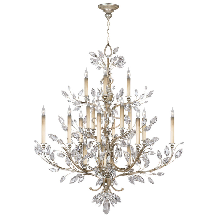 Fine Art Handcrafted Lighting Crystal Laurel Chandelier