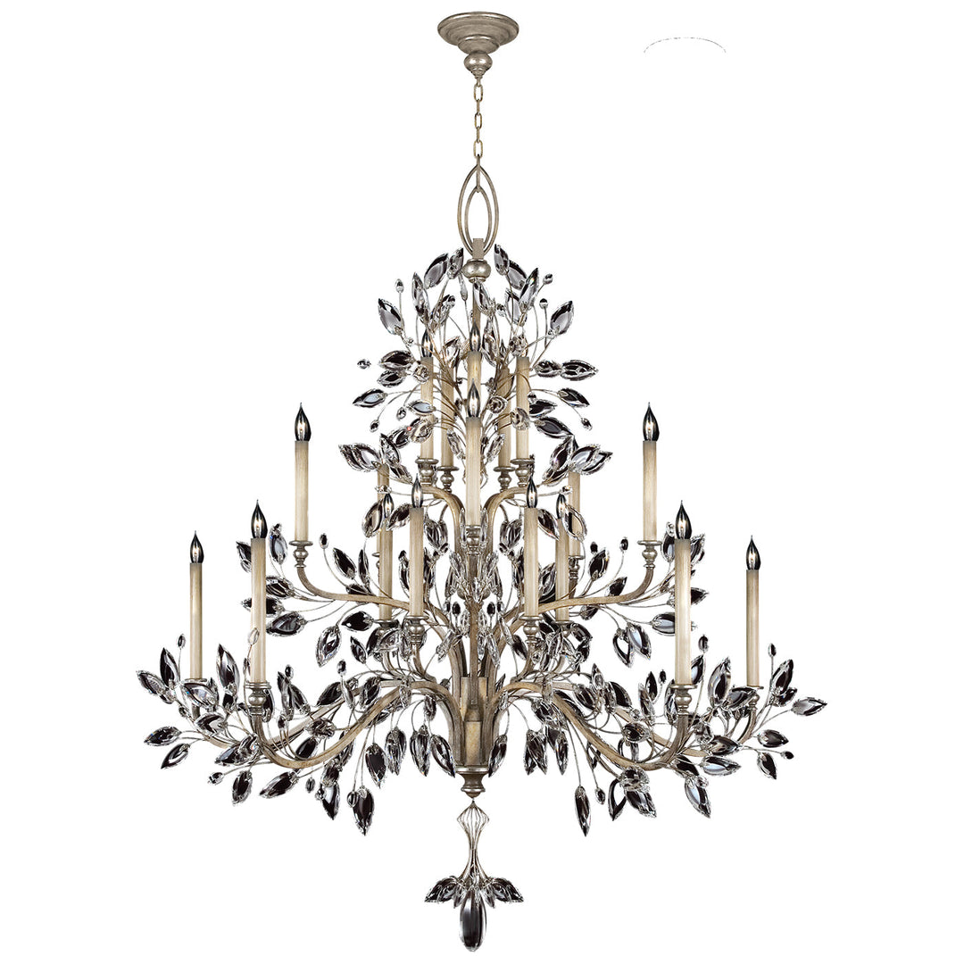 Fine Art Handcrafted Lighting Crystal Laurel Chandelier