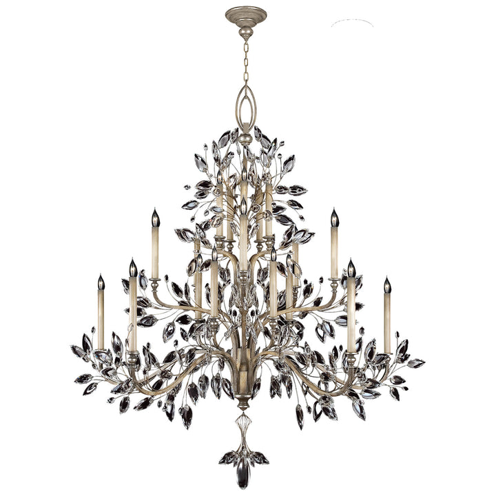 Fine Art Handcrafted Lighting Crystal Laurel Chandelier