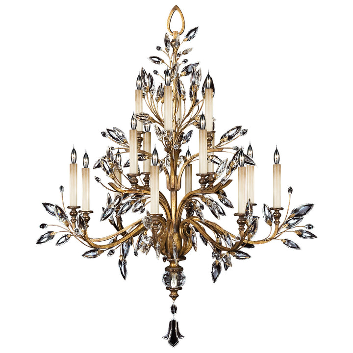 Fine Art Handcrafted Lighting Crystal Laurel Chandelier