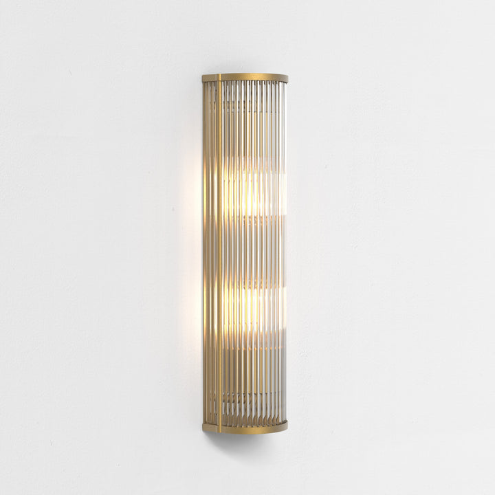 Astro Lighting Avignon Round Wall Sconces Astro Lighting 3.9x4.96x20.67 Antique Brass No, LED E26/Medium
