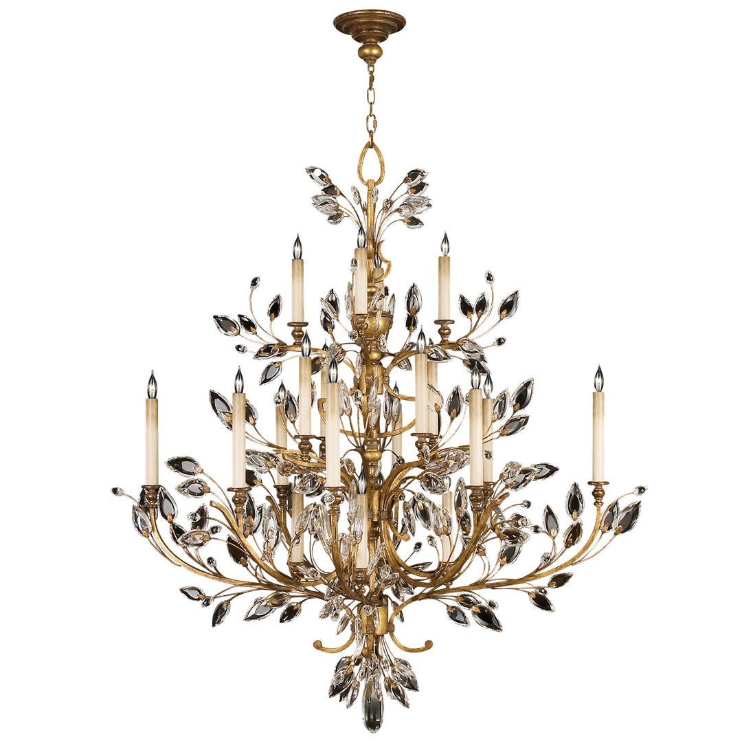 Fine Art Handcrafted Lighting Crystal Laurel Chandelier