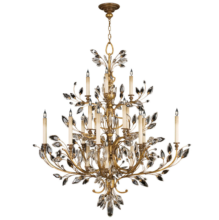 Fine Art Handcrafted Lighting Crystal Laurel Chandelier