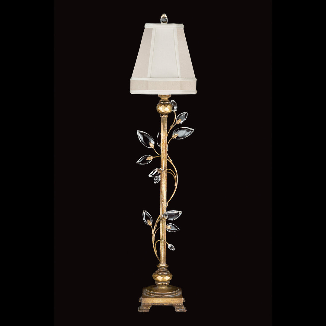 Fine Art Crystal Laurel 37" Console Lamp Table Lamps Fine Art Handcrafted Lighting Gold