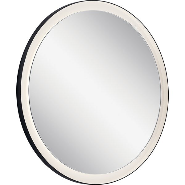 Kichler Ryame Round Lighted Mirror 84169 LED Vanity Mirrors Kichler Matte Black