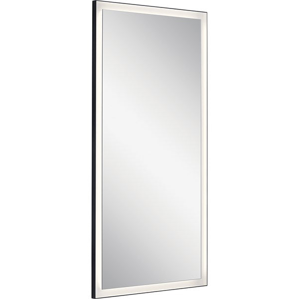 Kichler Ryame™ 30" Lighted Mirror 84171 LED Vanity Mirrors Kichler Matte Black