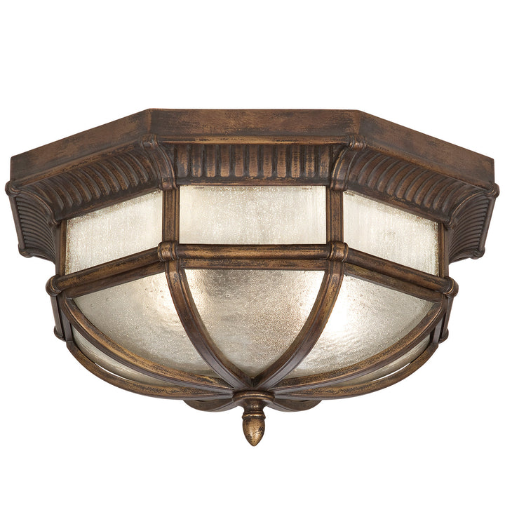 Fine Art Holland Park Outdoor Flush Mount Outdoor Wall Lights Fine Art Handcrafted Lighting Bronze