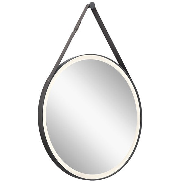 Kichler Martell LED Mirror Matte Black 86000 LED Vanity Mirrors Kichler Matte Black