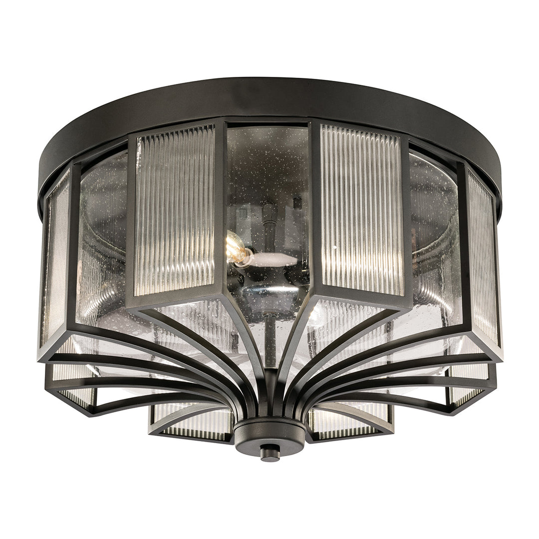 Fine Art Bristol Outdoor Flush Mount Outdoor Wall Lights Fine Art Handcrafted Lighting Black