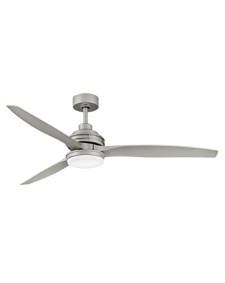 Hinkley Artiste 60" LED 900160 Outdoor Ceiling Fans Hinkley Brushed Nickel