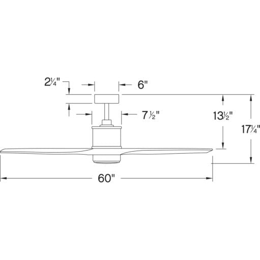 Hinkley Hover 60" LED 900760 Outdoor Ceiling Fans Hinkley