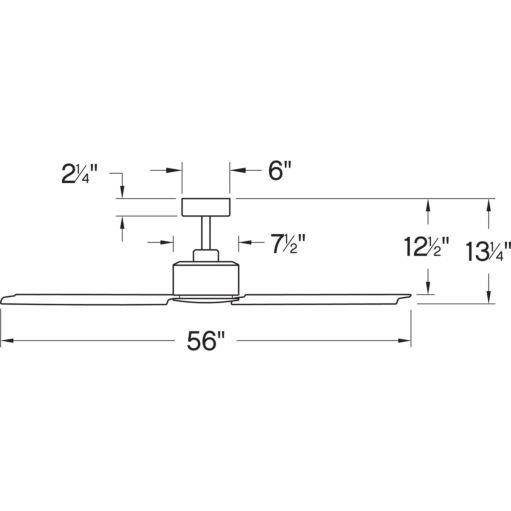 Hinkley Indy 56" Ceiling Fan 900956 | OS Outdoor Ceiling Fans Lighting Gallery
