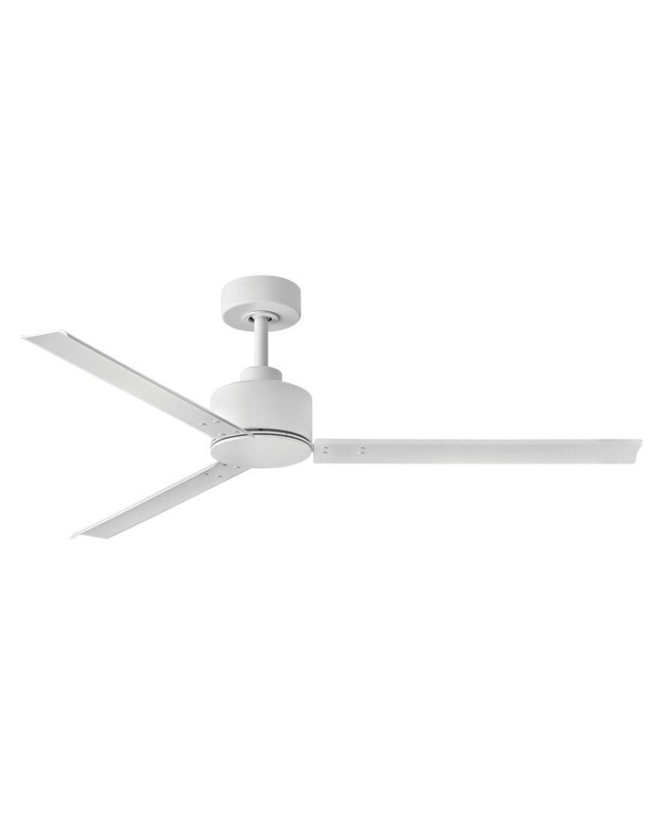 Hinkley Indy 56" Ceiling Fan 900956 | OS Outdoor Ceiling Fans Lighting Gallery Matte White