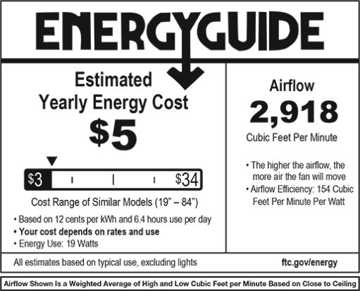 Hinkley Trey 44" LED 902744 Outdoor Ceiling Fans Hinkley