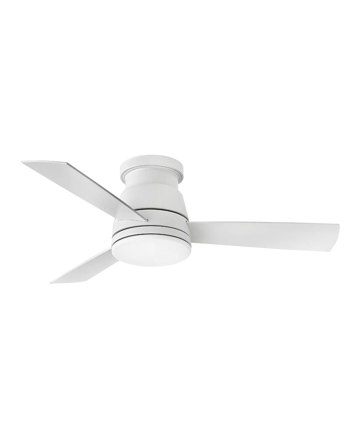 Hinkley Trey 44" LED 902744 Outdoor Ceiling Fans Hinkley Matte White