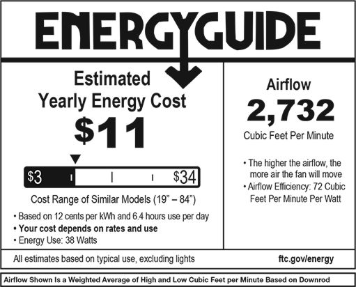 Hinkley Ventus 44" LED 902844 Outdoor Ceiling Fans Hinkley