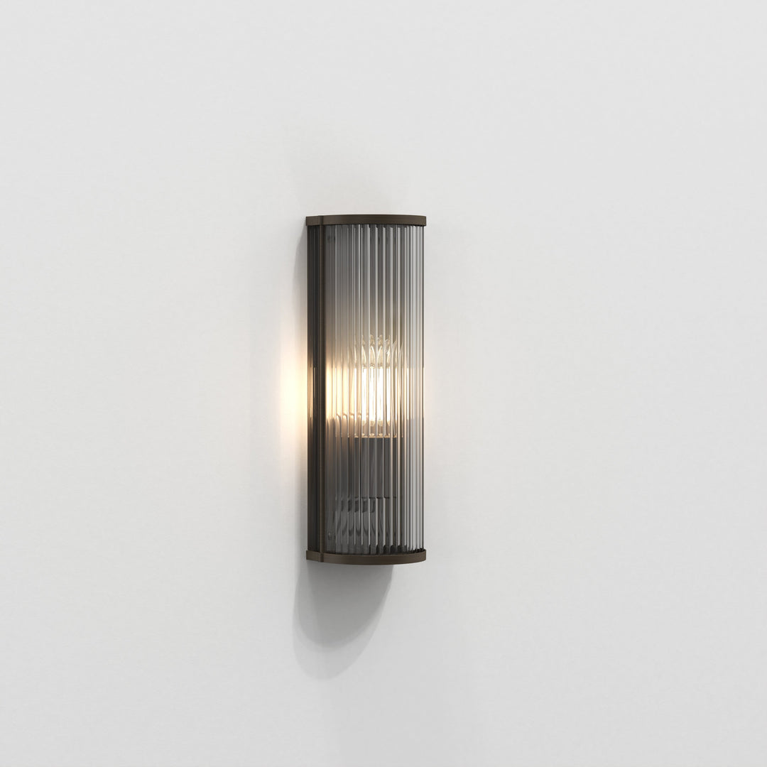 Astro Lighting Avignon Round Wall Sconces Astro Lighting 3.9x4.96x14.76 Bronze No, LED E26/Medium