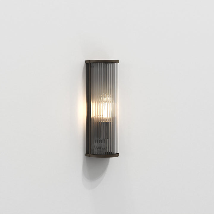 Astro Lighting Avignon Round Wall Sconces Astro Lighting 3.9x4.96x14.76 Bronze No, LED E26/Medium