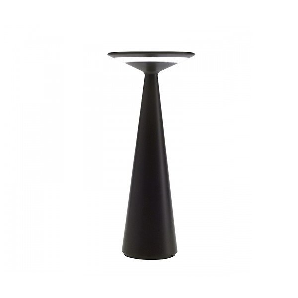 Zafferano America Dama Table Lamp Cordless Lamps Zafferano America Black - Standard