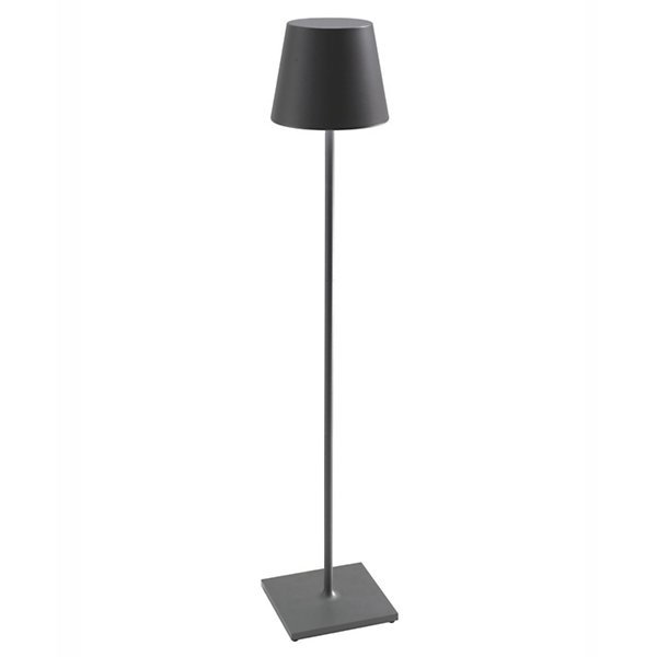 Zafferano America Poldina L Floor Lamp Cordless Lamps Zafferano America Black