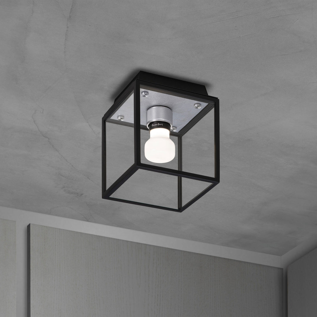 Buster + Punch Caged Wet / Wall Outdoor Wall Lights Buster + Punch Small Steel