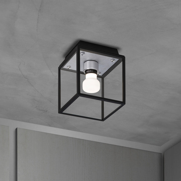 Buster + Punch Caged Wet / Wall Outdoor Wall Lights Buster + Punch Small Steel