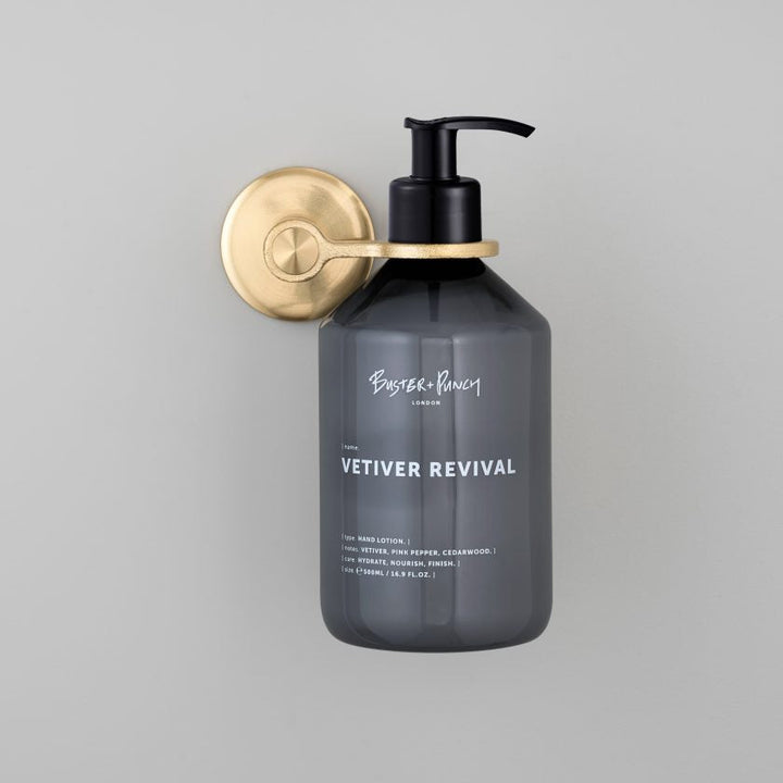 Buster + Punch Cast Single Dispenser Soap Holder Bath Hardware Buster + Punch Brass