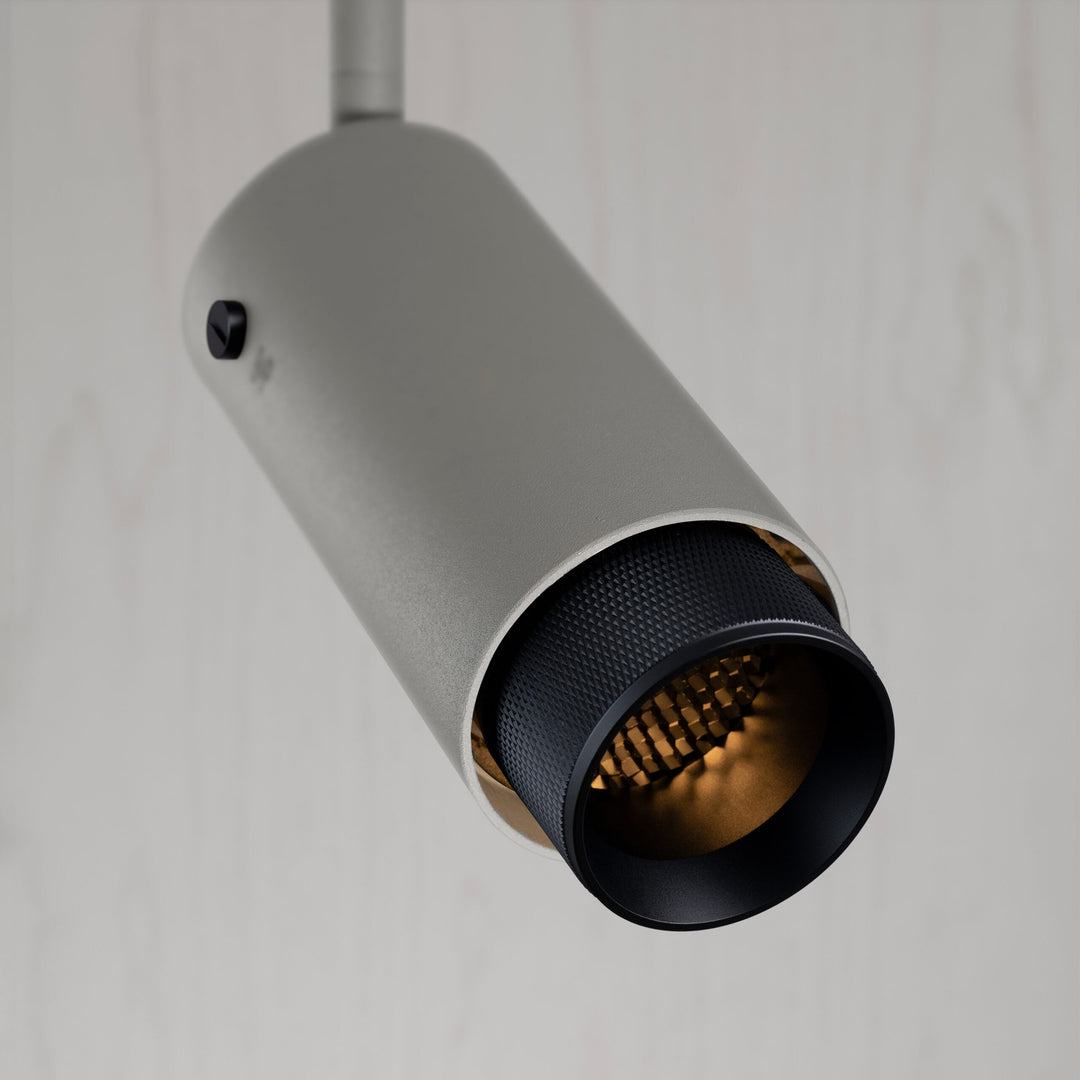 Buster + Punch Exhaust Spot / Cross or Linear Ceiling Flush Mounts Buster + Punch Stone | Black Cross