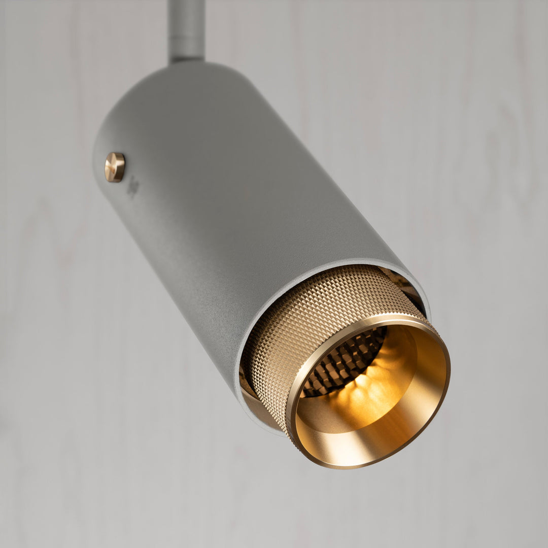 Buster + Punch Exhaust Spot / Cross or Linear Ceiling Flush Mounts Buster + Punch Stone | Brass Cross