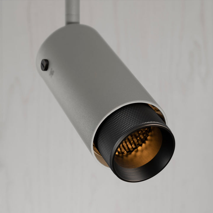 Buster + Punch Exhaust Spot / Cross or Linear Ceiling Flush Mounts Buster + Punch Stone | Smoked Bronze Cross