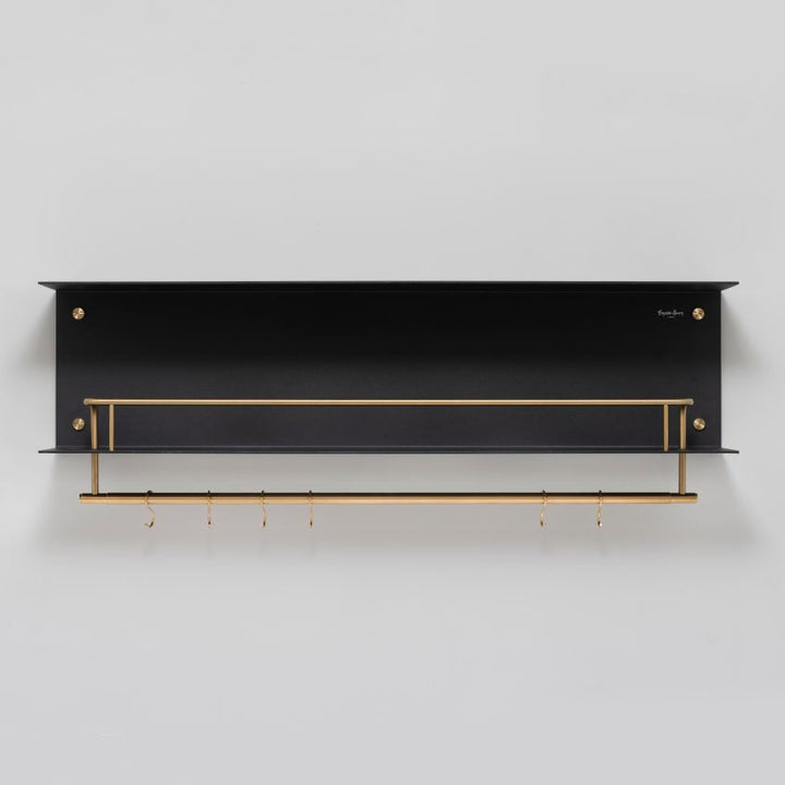 Buster + Punch Hanger Shelf Shelving Buster + Punch Black / Brass
