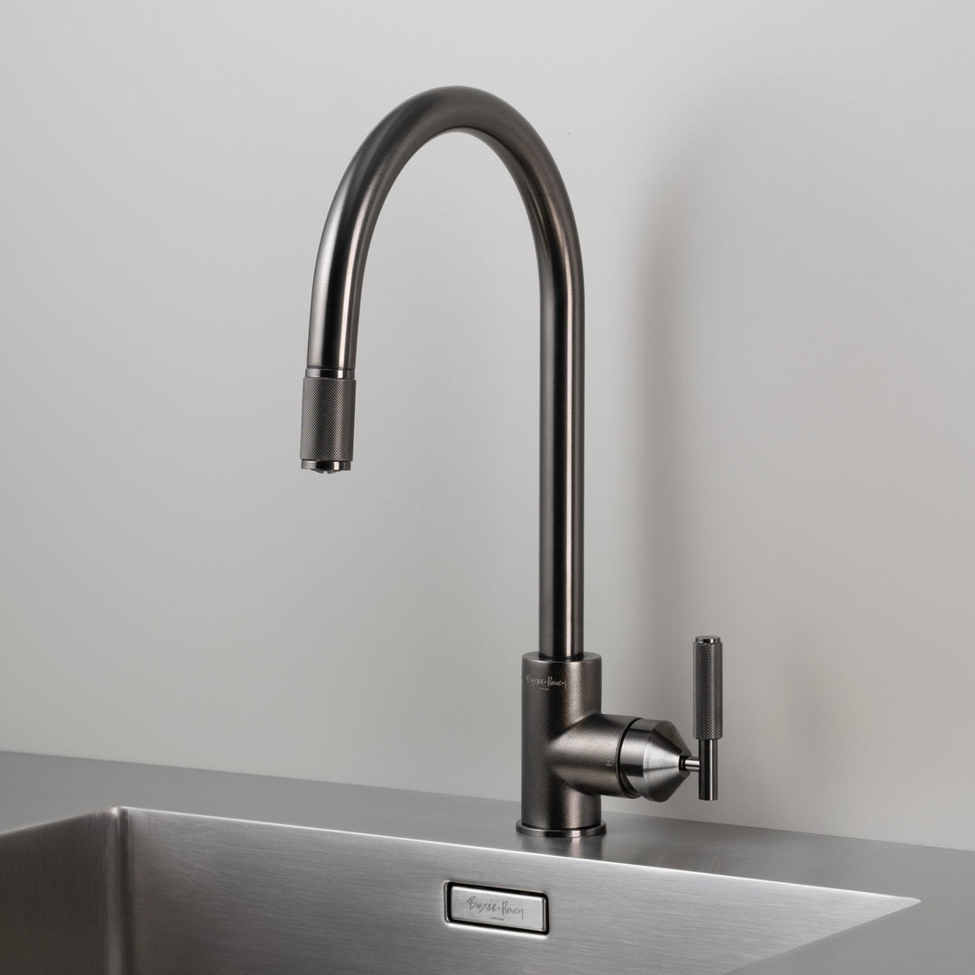 Buster + Punch Kitchen Faucet | Pull-out Mixer| Cross Faucets Buster + Punch Gunmetal