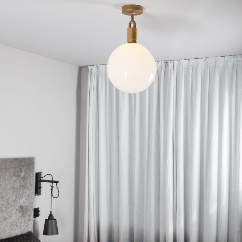 Buster + Punch Forked Ceiling Globe Light Ceiling Semi Flush Mounts Buster + Punch