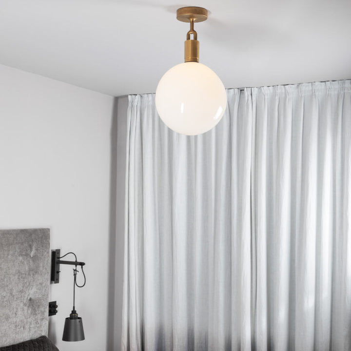 Buster + Punch Forked Ceiling Globe Light Ceiling Semi Flush Mounts Buster + Punch