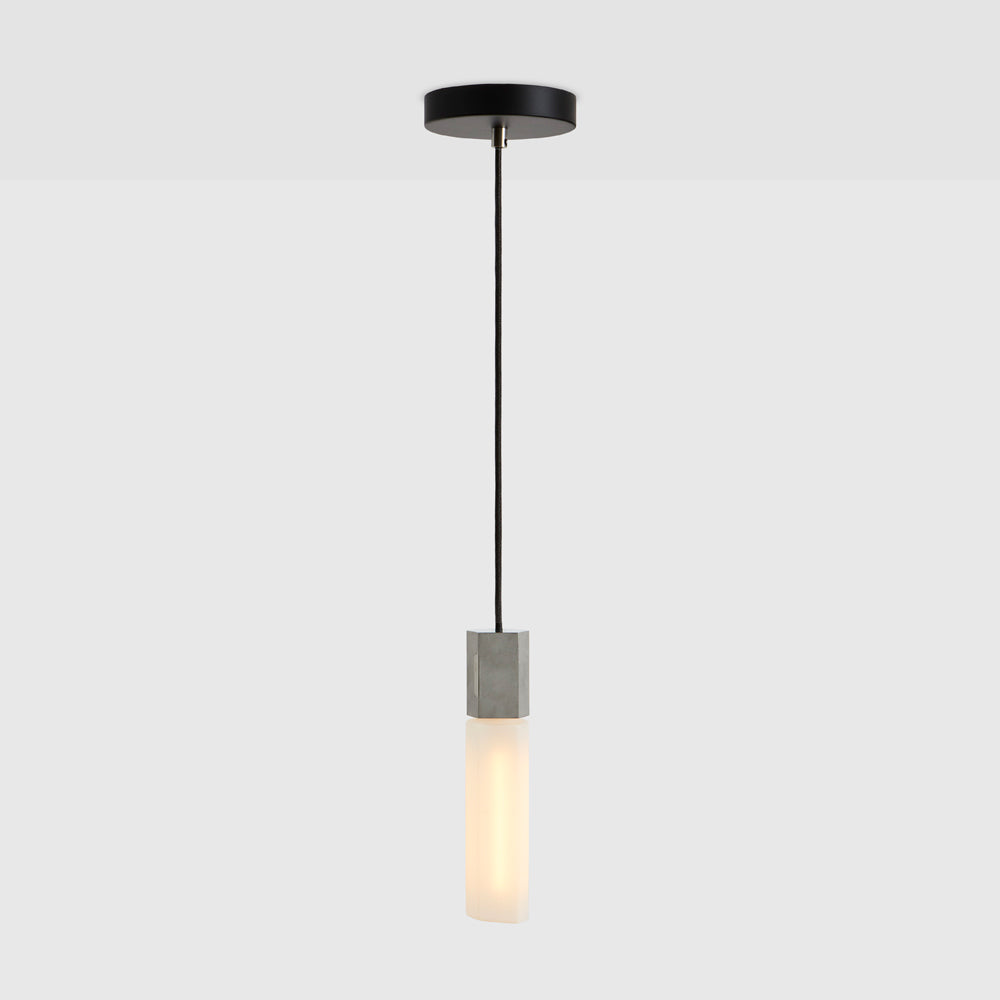 Tala Basalt Single Pendant BSALT-I-SET Mini-Pendants Tala Stainless Steel & Glass