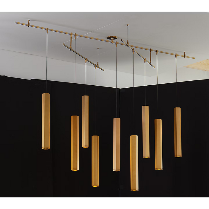 Tech Lighting Blok Large Chandelier from the Visual Comfort Modern Collection