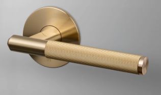 Buster + Punch Conventional Door Handle, Linear Design - PASSAGE TYPE