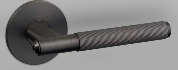 Buster + Punch Conventional Door Handle, Linear Design - PASSAGE TYPE