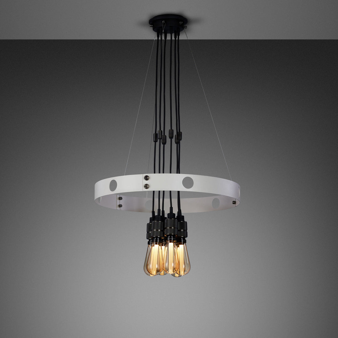 Buster + Punch Hero Light NHE Chandeliers Buster + Punch Stone / Smoked Bronze 30"
