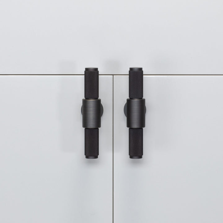 Buster + Punch Cross Design T-Bar with backplate Cabinet Hardware Buster + Punch