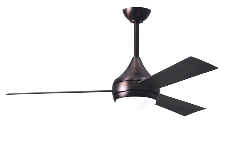 Matthews Fan Company Donaire Wet Location Ceiling Fan Outdoor Ceiling Fans Matthews Fan Company 52" Brushed Bronze Brushed Bronze Tone