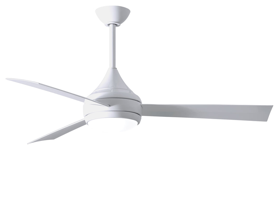 Matthews Fan Company Donaire 52" Outdoor Ceiling Fan, Coastal Wet Rated