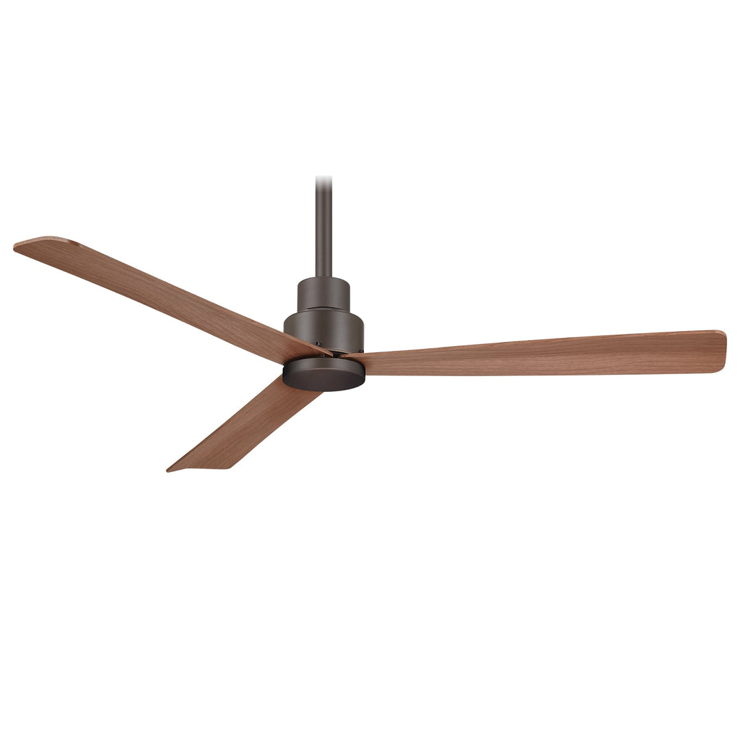 Minka Aire SIMPLE 52" Ceiling Fan F787 Indoor Ceiling Fans Minka-Aire OIL RUBBED BRONZE / MEDIUM MAPLE