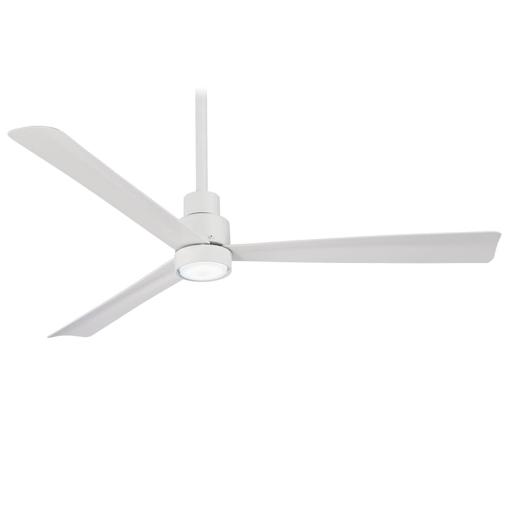 Minka Aire SIMPLE 52" Ceiling Fan F787 Indoor Ceiling Fans Minka-Aire FLAT WHITE / FLAT WHITE