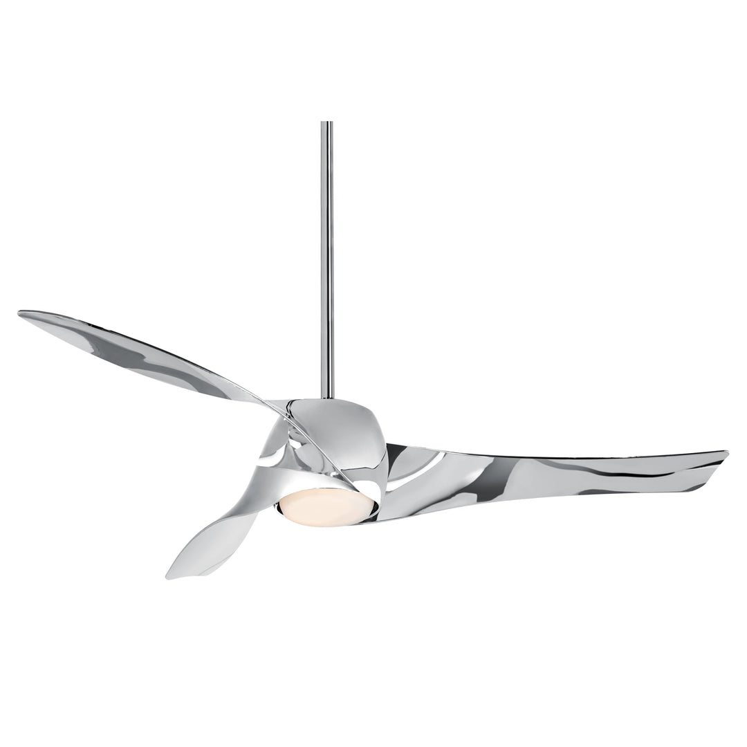 Minka Aire ARTEMIS™ LED58" Ceiling Fan F803 Indoor Ceiling Fans Minka-Aire LIQUID NICKEL / LIQUID NICKEL