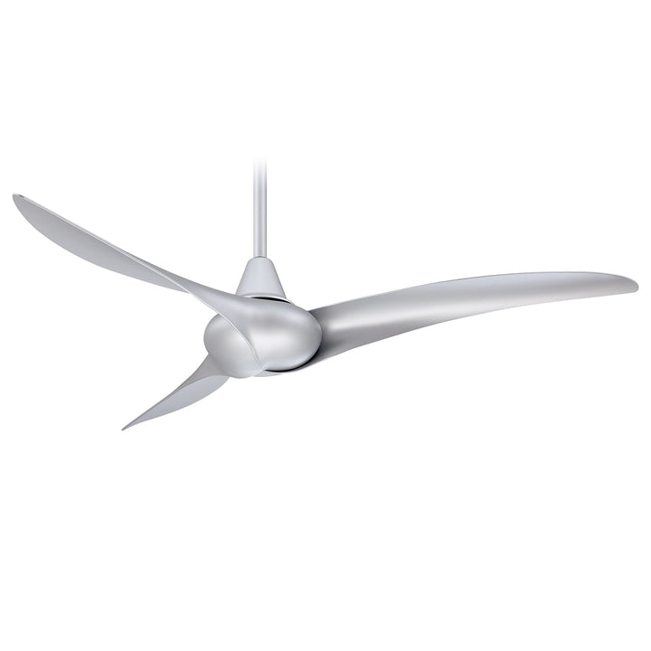 Minka Aire WAVE 52" Three Blade Modern Ceiling Fan F843 Indoor Ceiling Fans Minka-Aire SILVER / SILVER