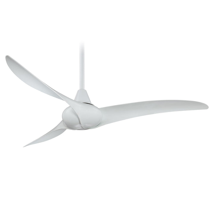 Minka Aire WAVE 52" Three Blade Modern Ceiling Fan F843 Indoor Ceiling Fans Minka-Aire WHITE / WHITE