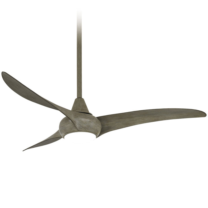 Minka Aire LIGHT WAVE LED52" Three Blade Ceiling Fan F844 Indoor Ceiling Fans Minka-Aire Driftwood